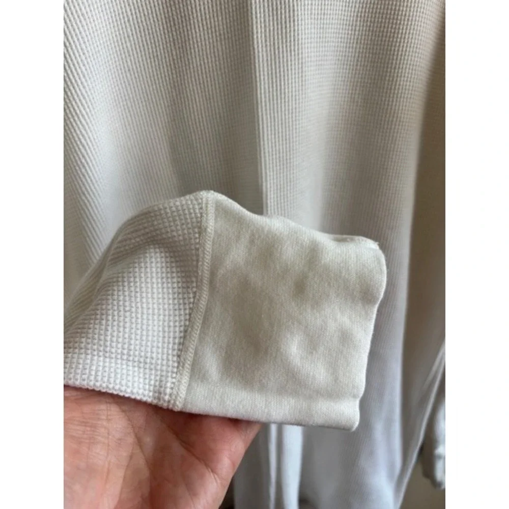 Bass Pro Shops‎ Waffle Knit Thermal White Mens XLT Shirt Long Sleeve EUC